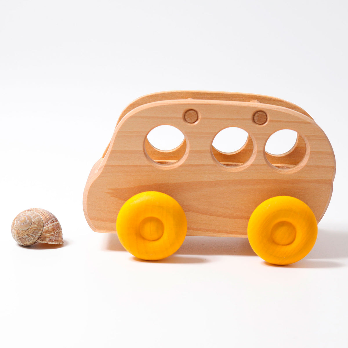 Grimm's Large Wooden Rainbow Bus | Magic Forest Shop