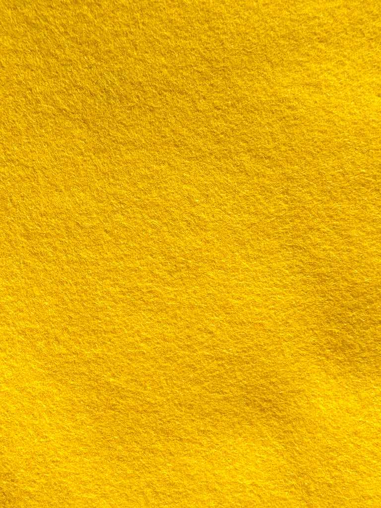 Yellow Felt Pattern Organic Pure Wool Felt Sheet, Yellow – Magic Forest Shop
