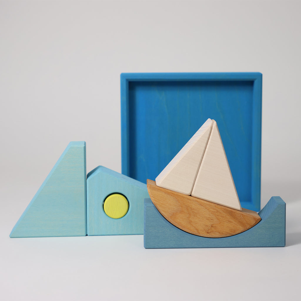 Grimm's Building Set Blue | Creative Puzzle – Magic Forest Shop