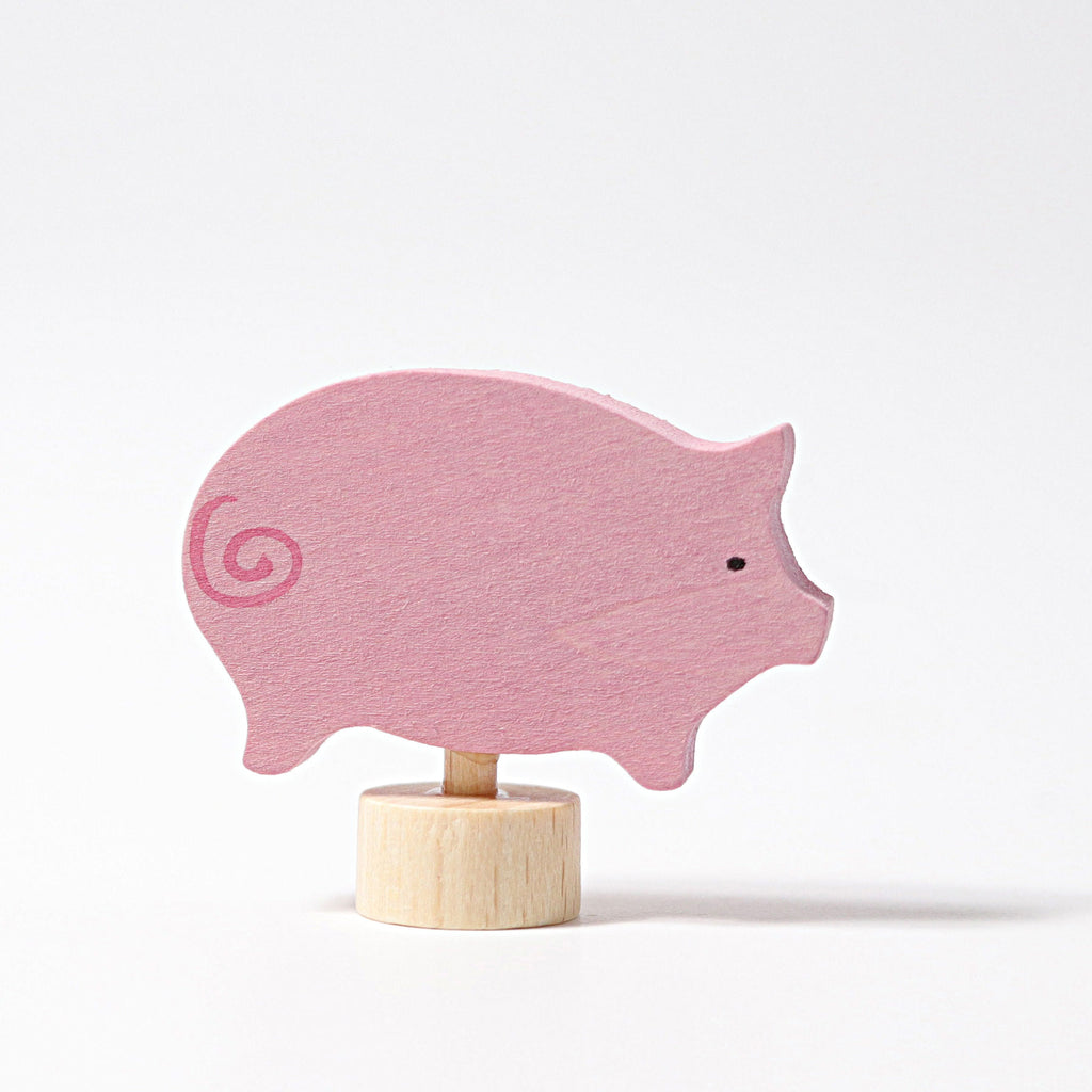 Grimms Decorative Figure Pink Pig