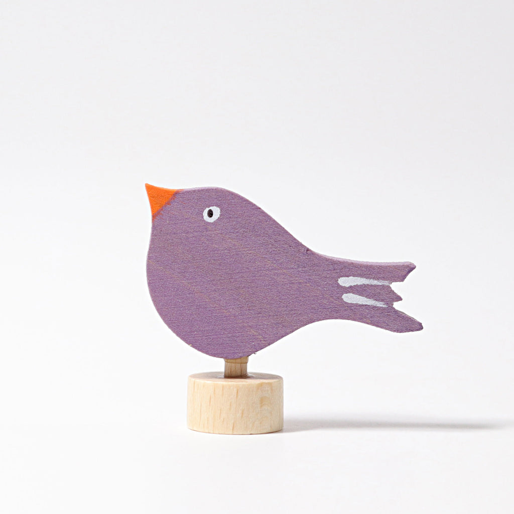 Grimms Decorative Figure Sitting Bird
