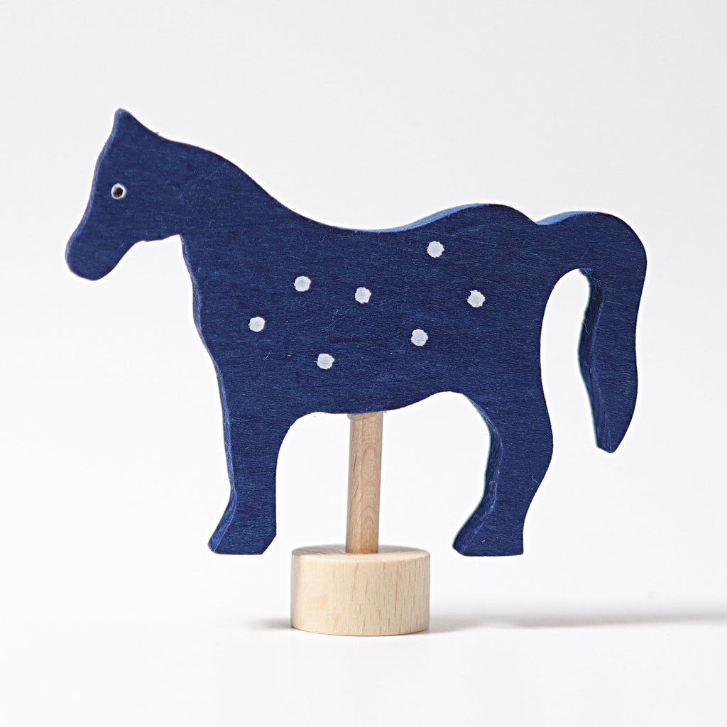 Grimms Decorative Figure Blue Horse