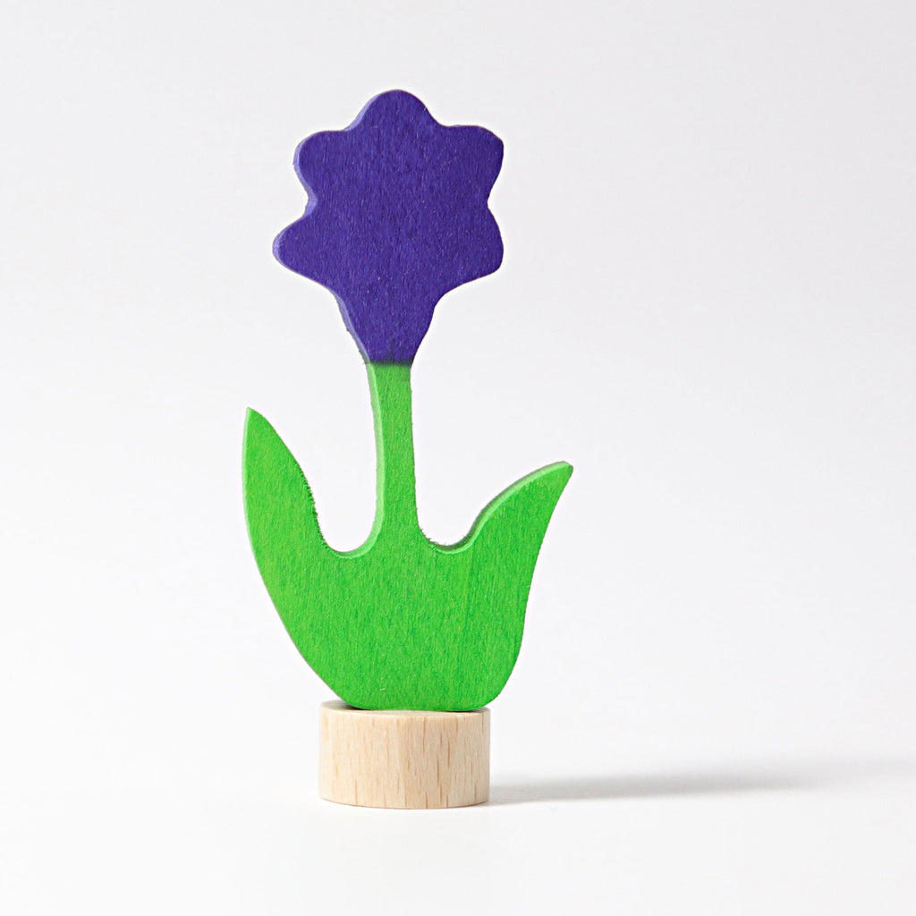 Grimms Decorative Figure Purple Flower