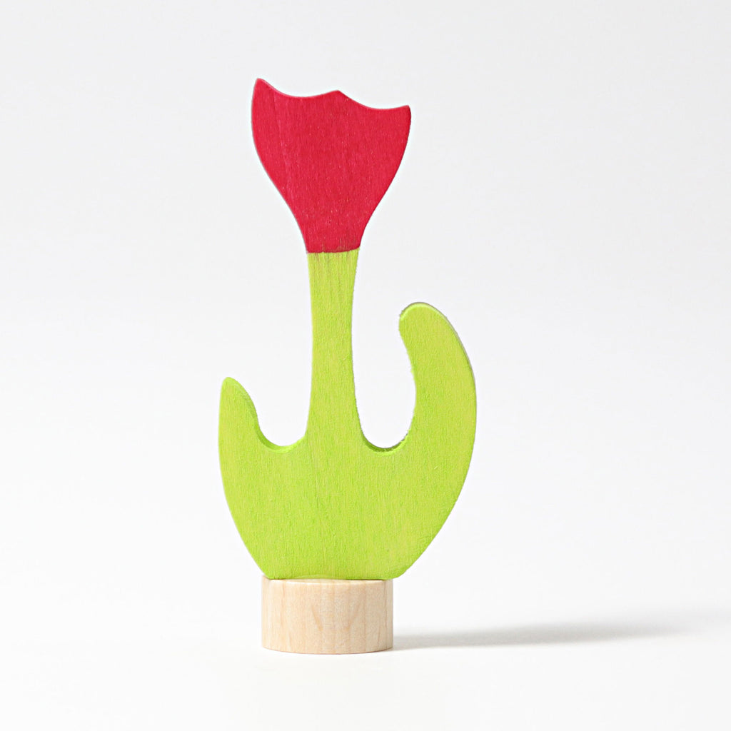 Grimms Decorative Figure Red Tulip