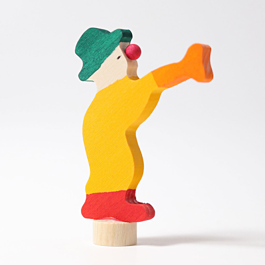 Grimms Decorative Figure Clown With Trumpet