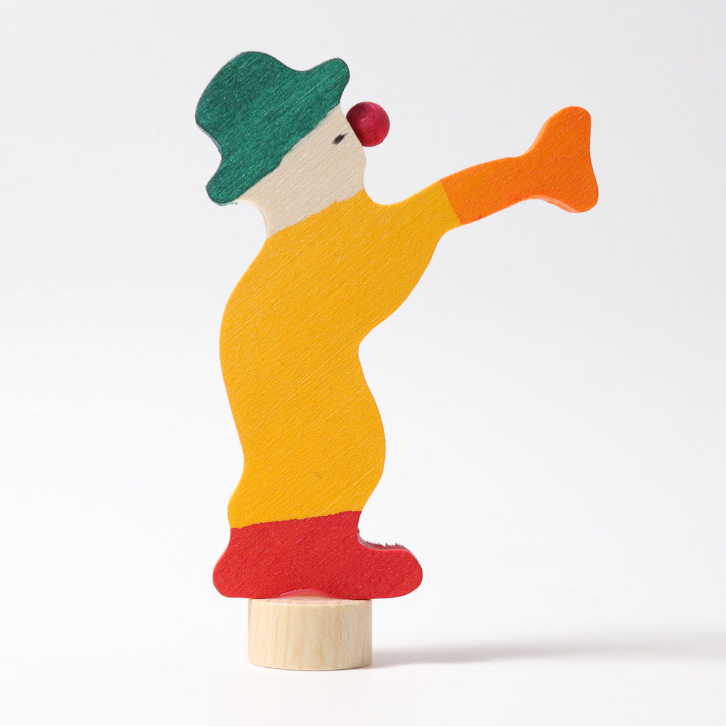 Grimms Decorative Figure Clown With Trumpet