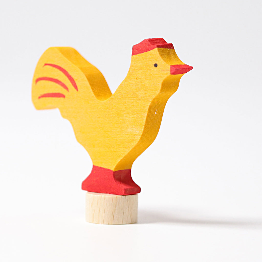 Grimms Decorative Figure Yellow Rooster