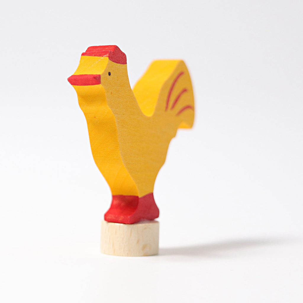 Grimms Decorative Figure Yellow Rooster