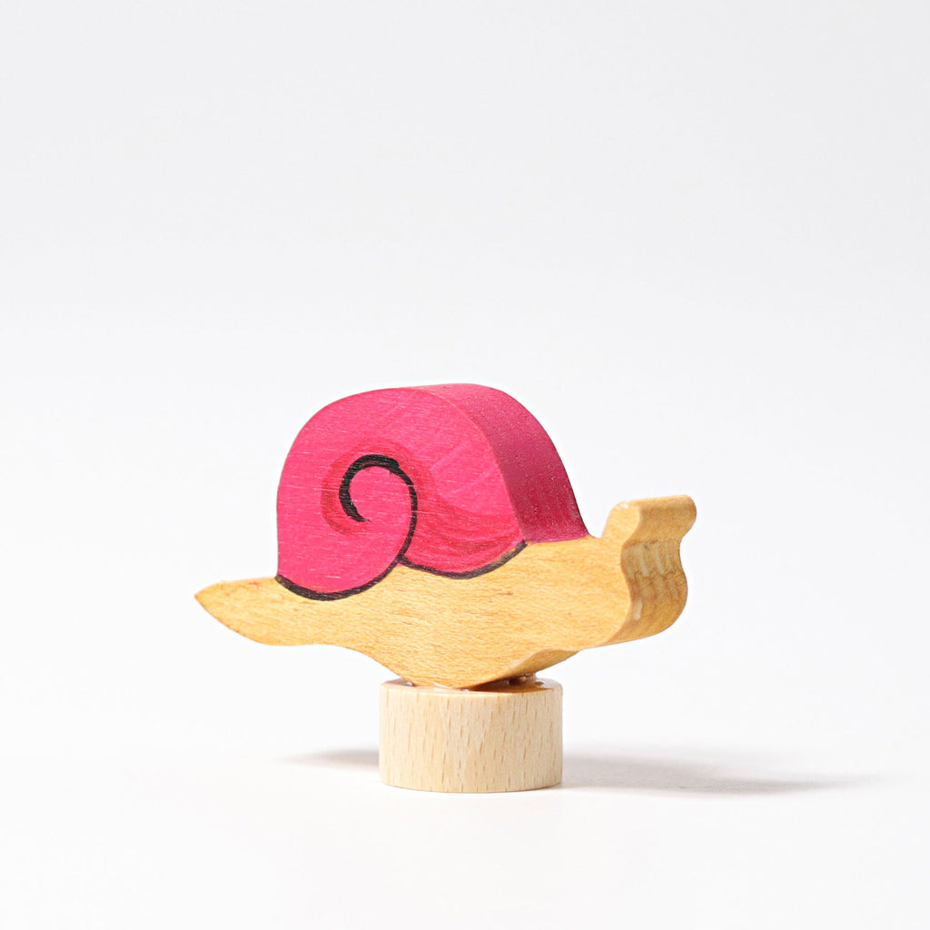 Grimms Decorative Figure Pink Snail