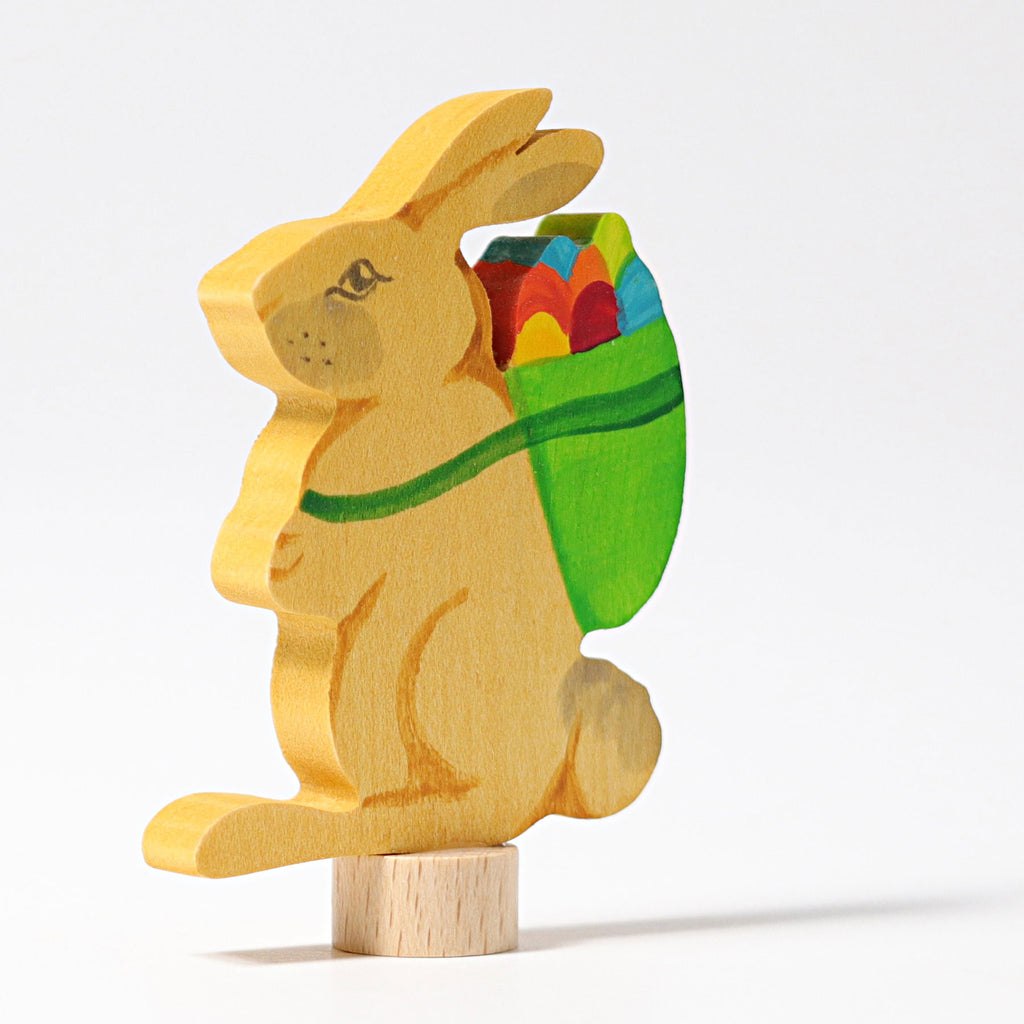 Grimms Decorative Figure Rabbit with Basket