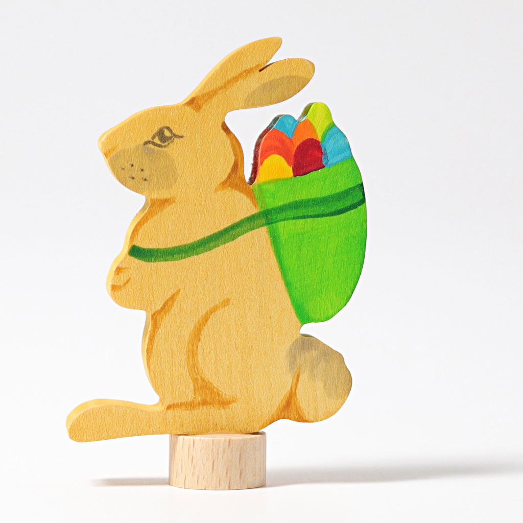Grimms Decorative Figure Rabbit with Basket