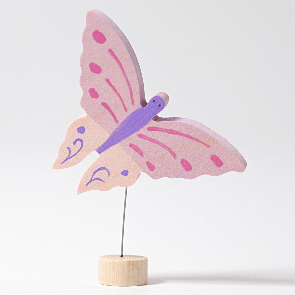 Grimms Decorative Figure Pink Butterfly