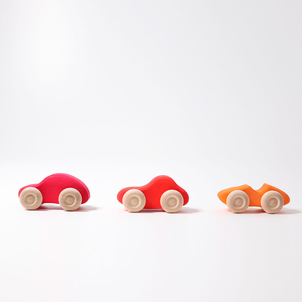 Grimms Colored Wooden Cars