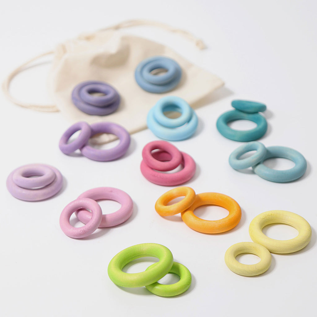 Grimms Building Rings Pastel