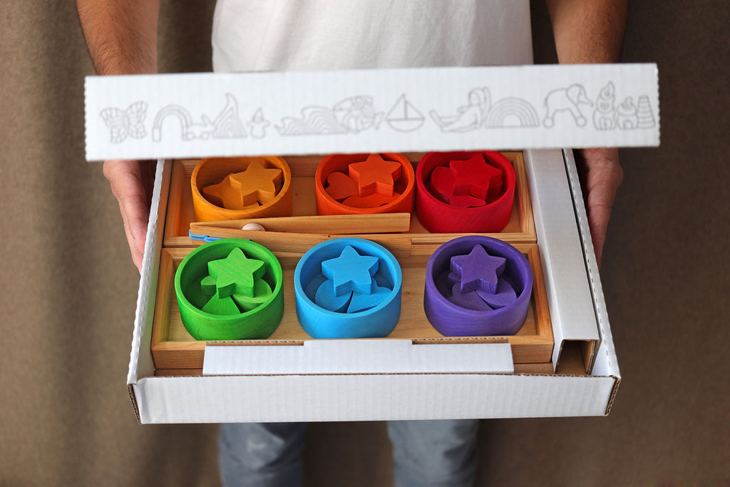 Grimms Rainbow Bowls Sorting Game